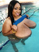 Cotton Candi M-cup breasts are biggest black boobs at PlumperPass.com.com